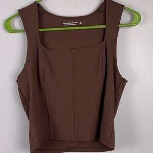 Abercrombie & Fitch Chocolate Brown Tank Top large